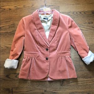 J. Crew velvet jacket. NWT. Size 4. Never worn.